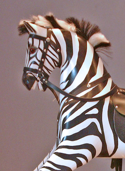 Rocking sales horse zebra